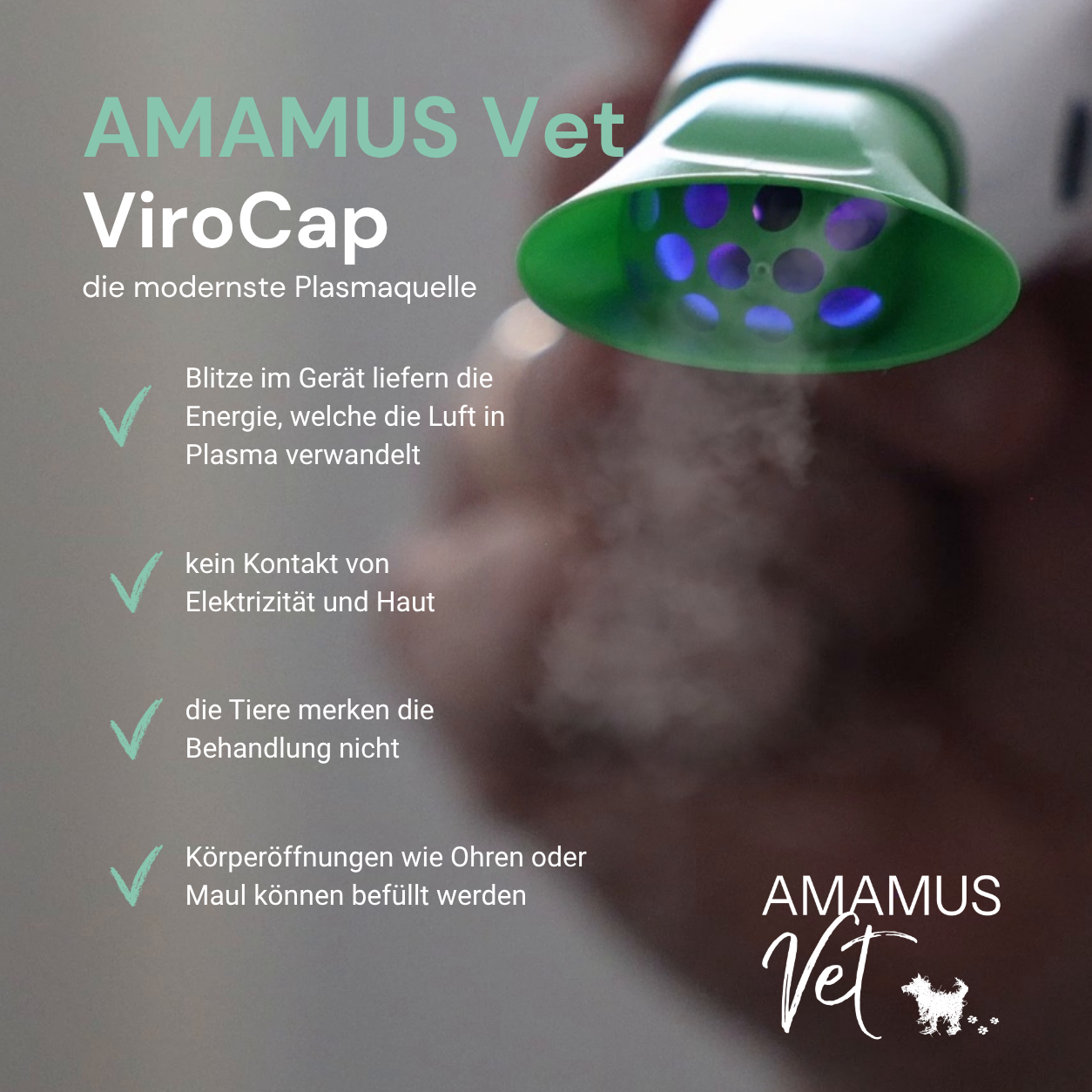 Starterkit "Tierbesitzer" AMAMUS Vet VIROCAP inkl. 300€ Produktpaket
