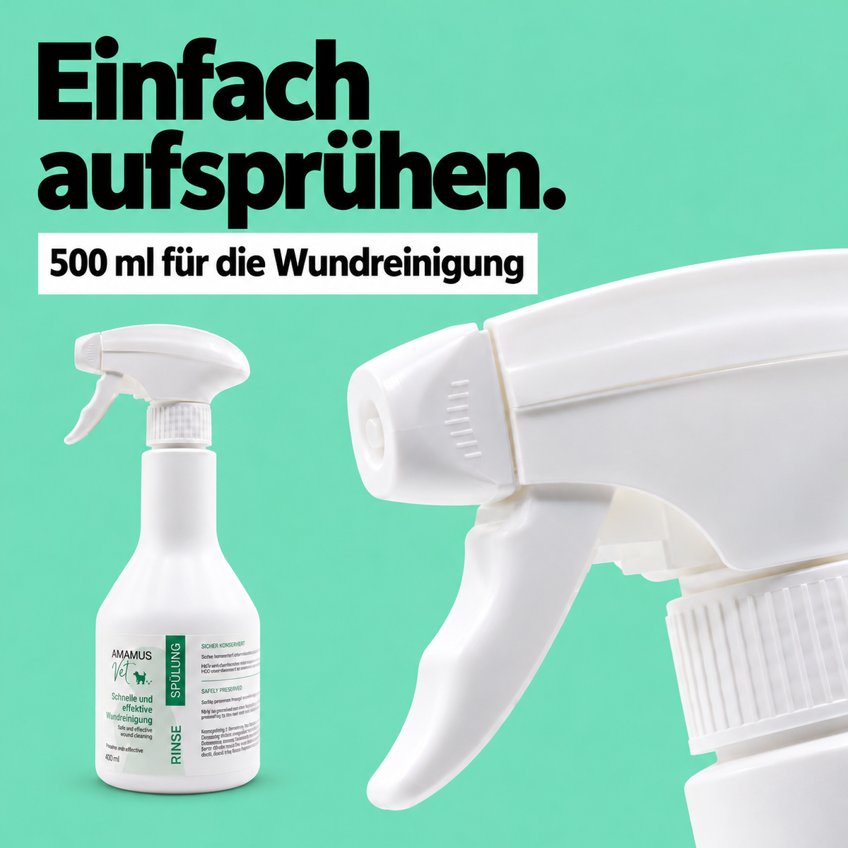 AMAMUS Vet RINSE 500ml Spray