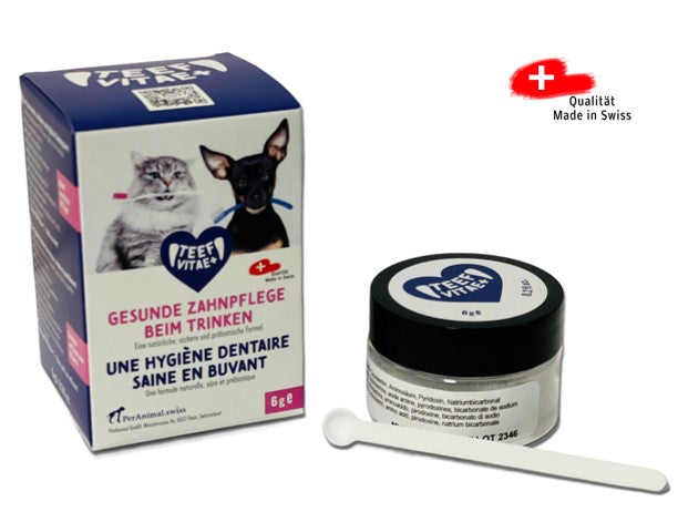 TEEF VitaePlus® Natürliche Zahnpflege beim Trinken für Hunde & Katzen 6g