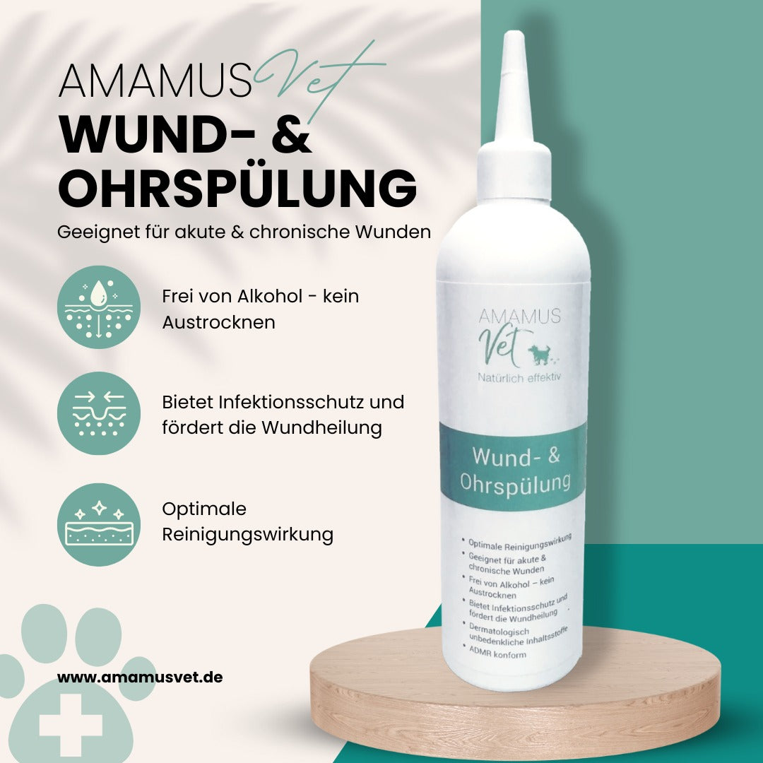 AMAMUS Vet – Wund- und Ohrspülung